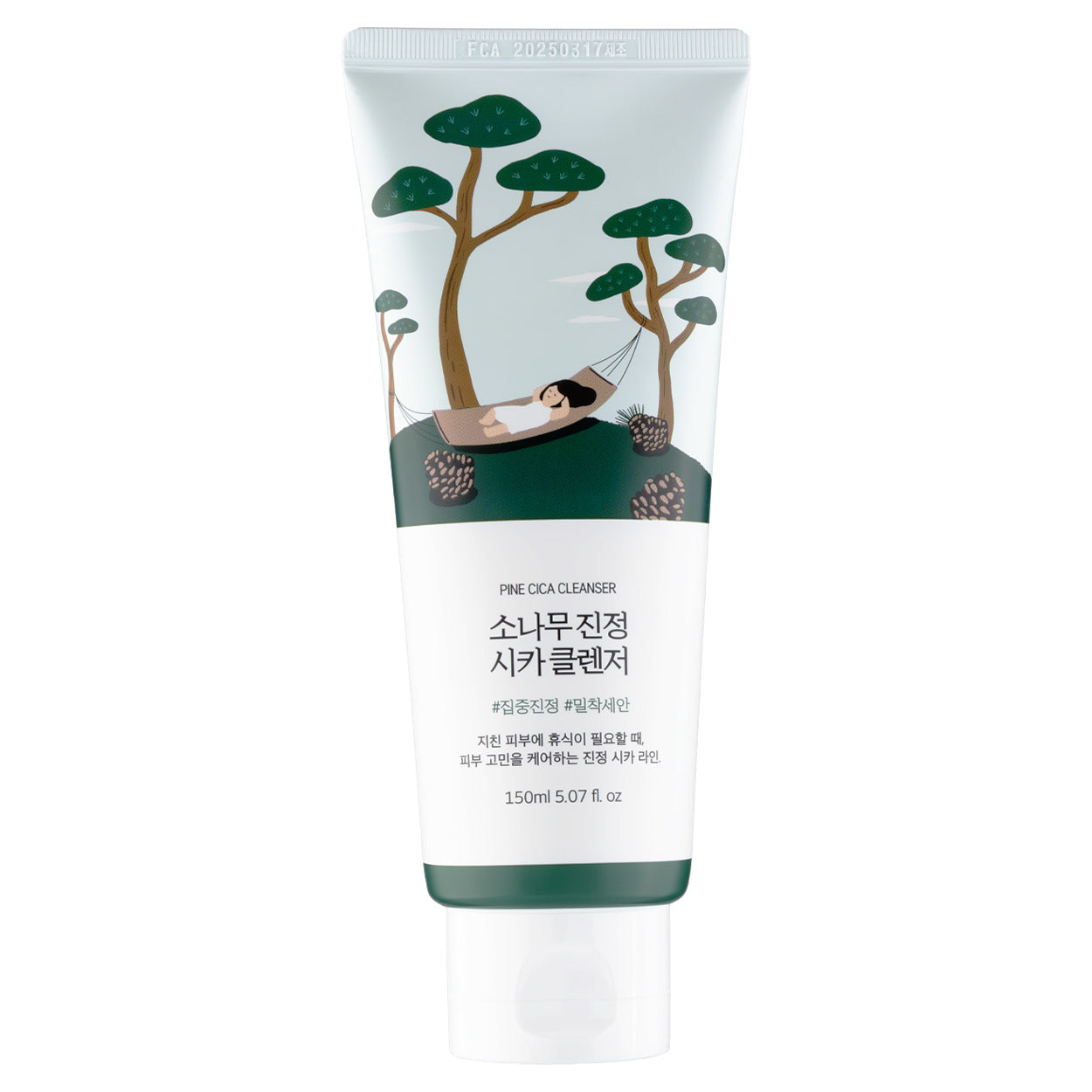ROUND LAB Pine Cica Cleanser veido prausiklis, 150 ml
