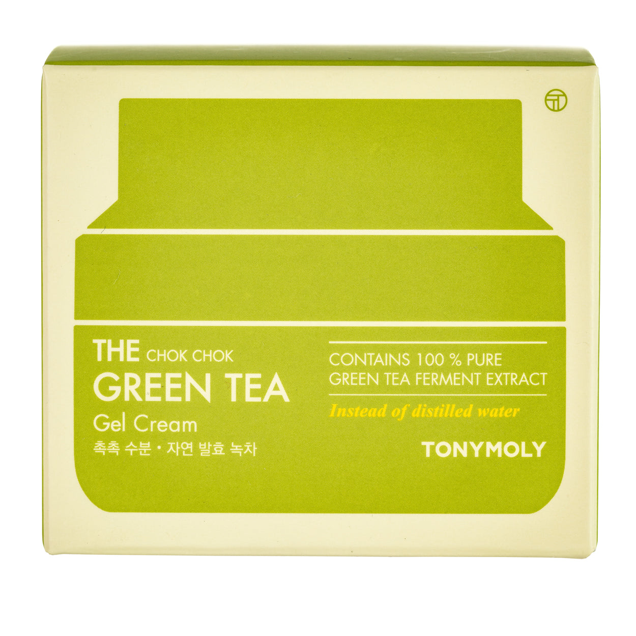 TONYMOLY The Chok Chok Green Tea Gel Cream veido kremas, 60 ml