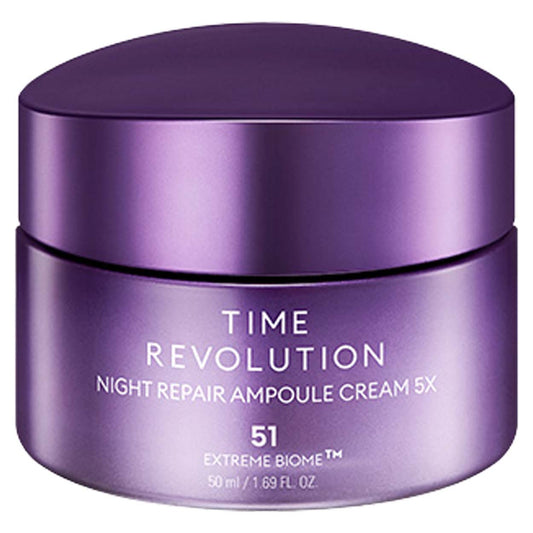 MISSHA Time Revolution Night Repair Ampoule Cream 5X naktinis veido kremas, 50 ml
