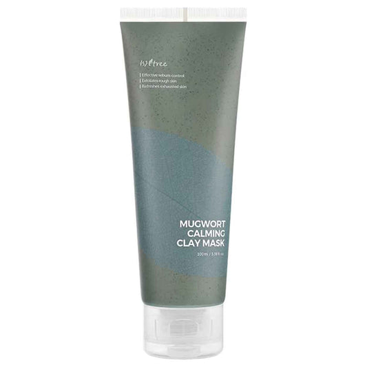 ISNTREE Mugwort Calming Clay Mask raminanti nuplaunama molio kaukė su pelynu, 100 ml