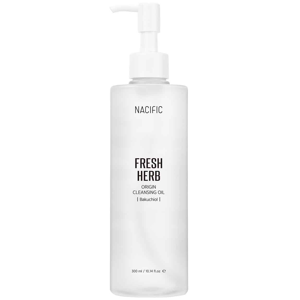 NACIFIC Fresh Herb Origin Cleansing Oil Bakuchiol valomasis aliejus su bakučioliu, 300 ml