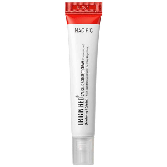 NACIFIC Origin Red Salicylic Acid Spot Cream veido kremas nuo spuogų su salicilo rūgštimi, 20 ml