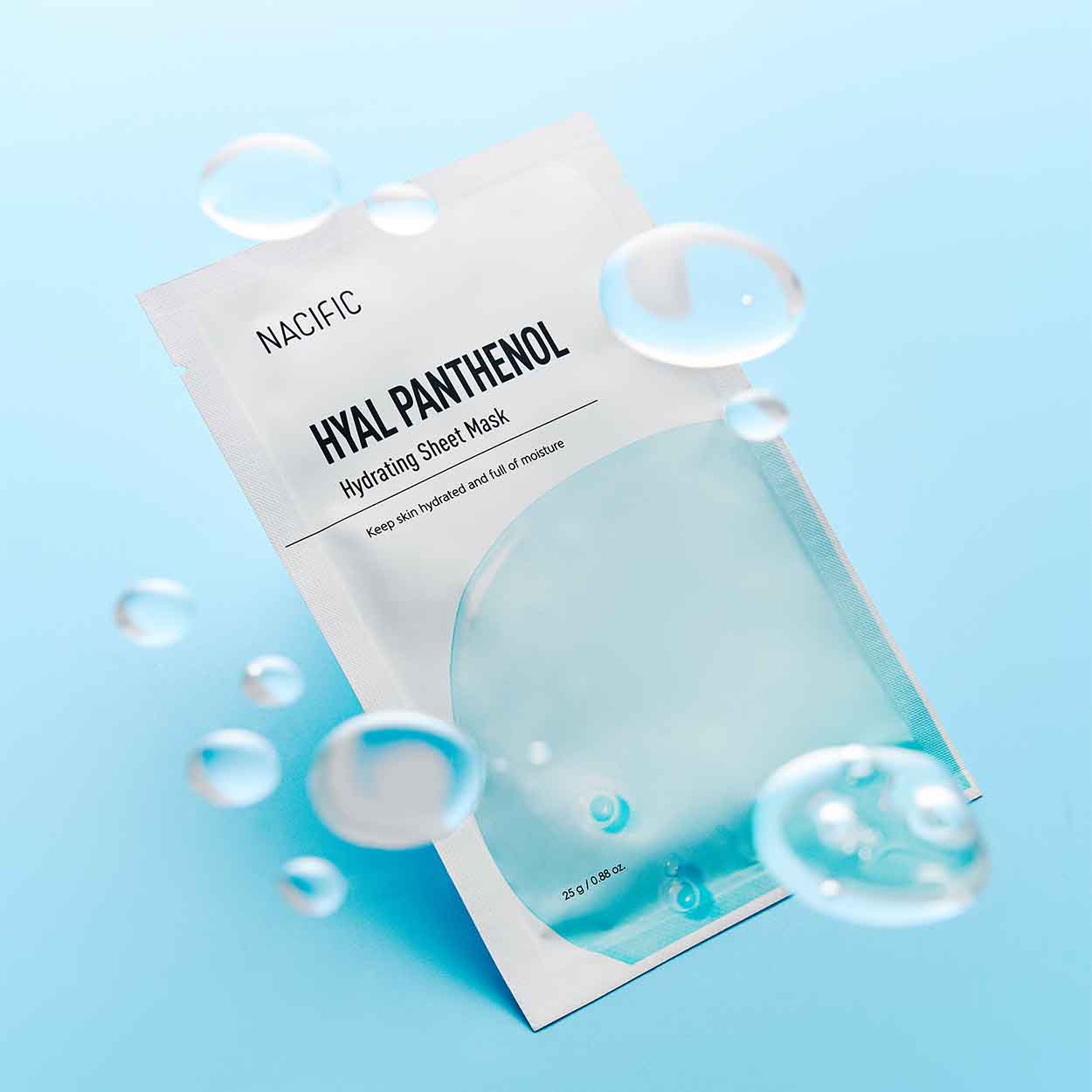 NACIFIC Hyal Panthenol Hydrating drėkinamoji lakštinė veido kaukė, 25 g. - Facecare