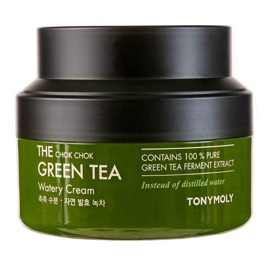 TONYMOLY The Chok Chok Green Tea Watery Cream veido kremas, 60 ml